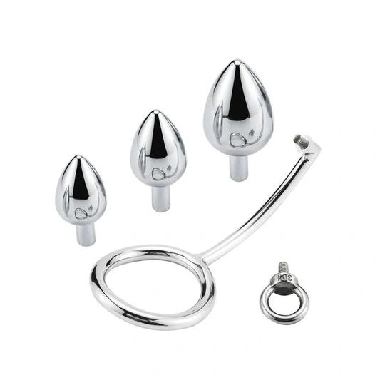 Steel Stainless DiscreetChoice Set Hook Cock Anal Ring 4663 with 0313